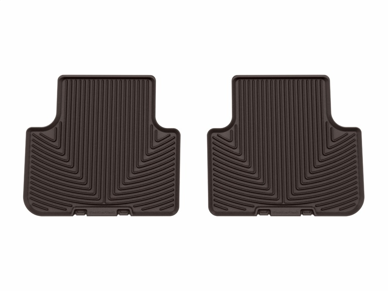 WeatherTech 17-25 Audi Q7 2nd Row Rear All-Weather Floor Mats - Cocoa - W692CO
