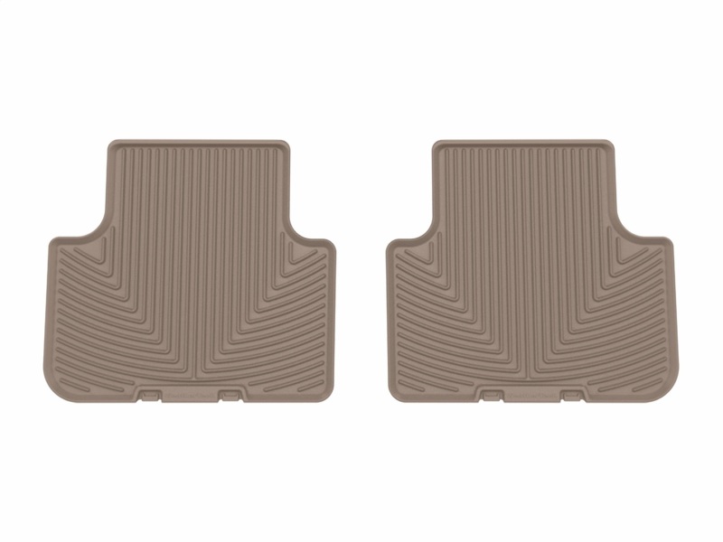 WeatherTech 17-25 Audi Q7 2nd Row Rear All-Weather Floor Mats - Tan - W692TN