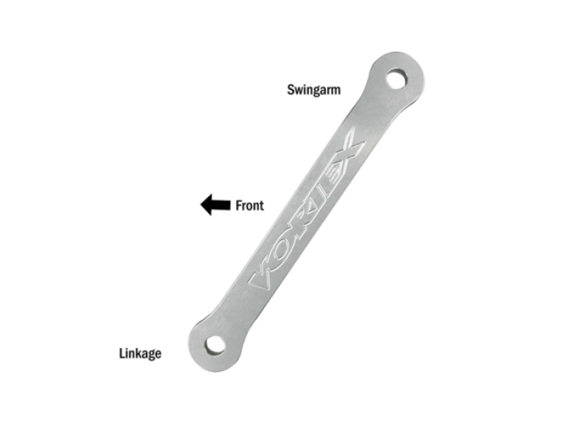 Vortex Racing 08-13 Kawasaki EX250 Ninja,13-17 EX300 Ninja Lowering Link Kit- Silver - LL436
