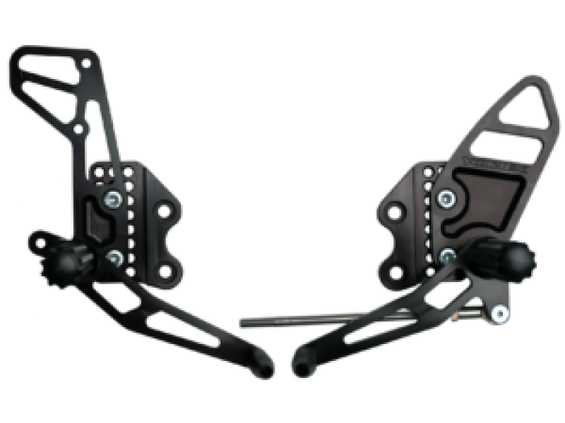 Vortex Racing Rearsets Replacement Rear Set- Black - RS510K