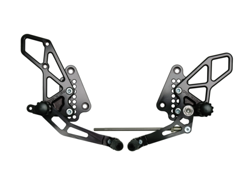 Vortex Racing 99-21 Suzuki GSX-R1300 R Hayabusa Rear Set- Black - RS532K