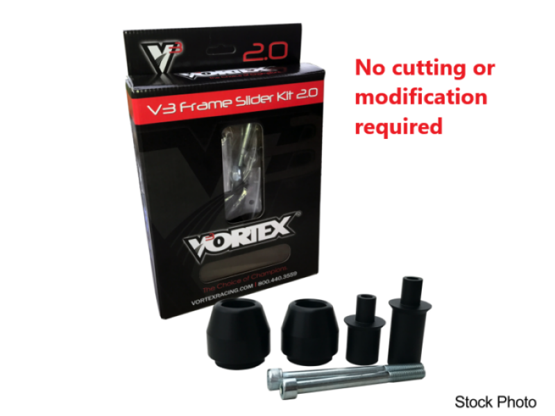 Vortex Racing 10-16 Ducati Monster 1200 V3 2.0 Frame Slider Kit- No Cut - SR206
