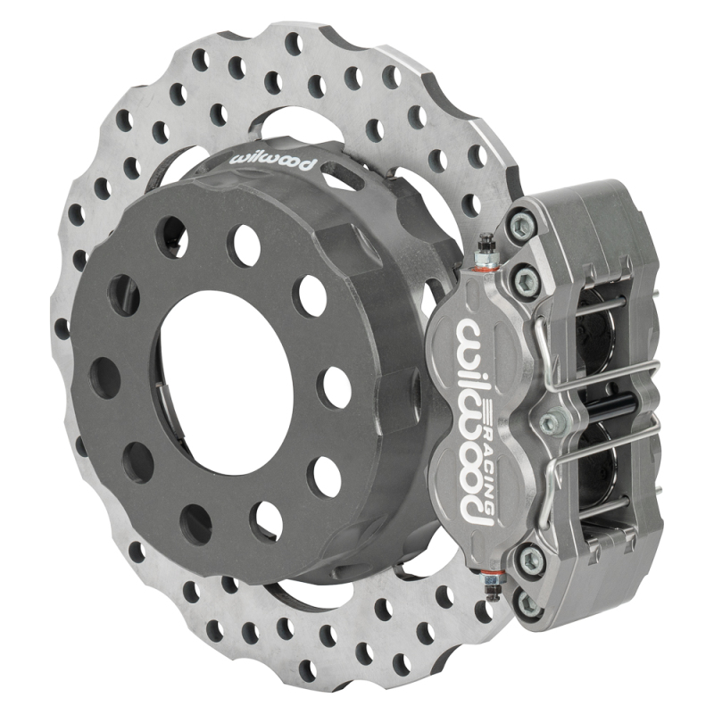 Wilwood Olds/Pont Dynapro SA Lug Drive Dynamic Single Rear Drag Brake Kit - 2.81 Offset/.68 Stud - 140-17879-D