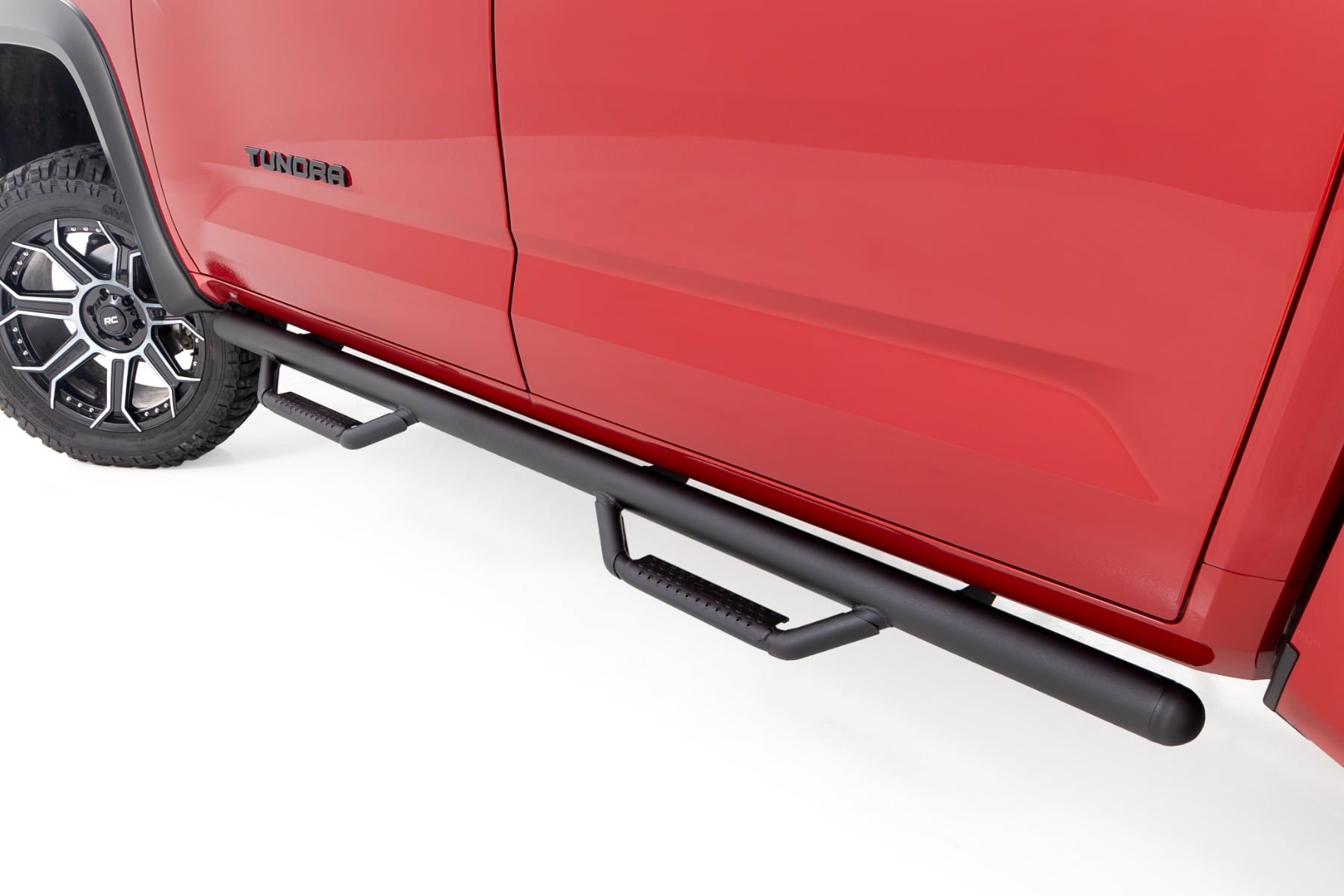 Rough Country Nerf Steps Cab Length | Crew Max | Toyota Tundra 2WD/4WD (2022-2026)