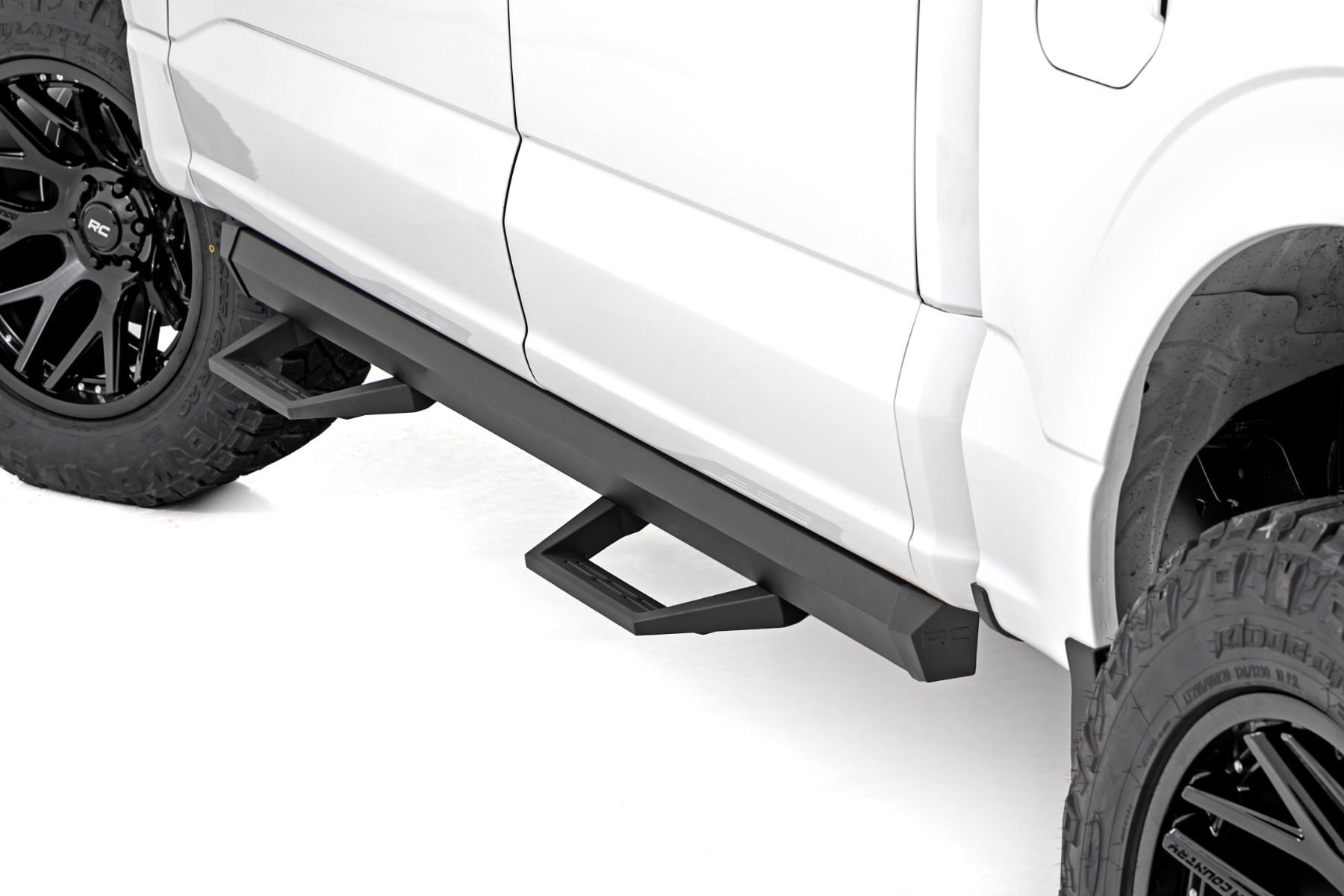 Rough Country SRL2 Adjustable Aluminum Steps Ford Ranger 2WD/4WD (2019-2026)