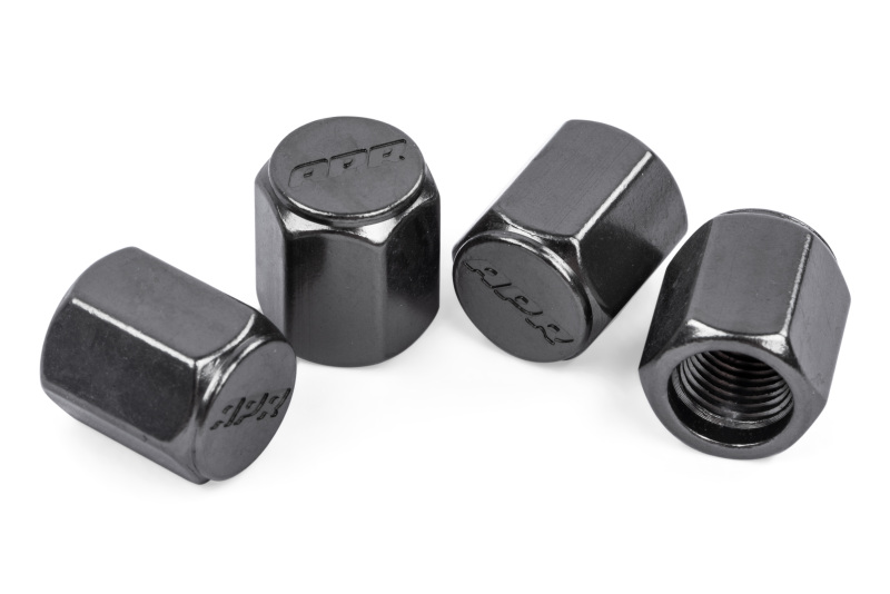 APR Valve Stem Caps - Gunmetal - Set of 4 - MS100179