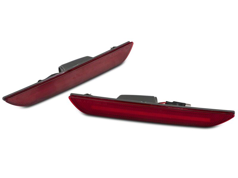 Raxiom 15-23 Ford Mustang Axial Series LED Side Marker Lights- Rear- Red - 390341