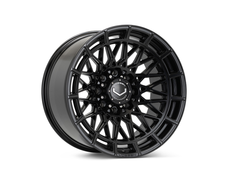 Vossen HFX-3 20x9 - 8x180 - ET0 - Deep Face - 124.3 - Satin Black Wheel - HFX3-0Z01-SB