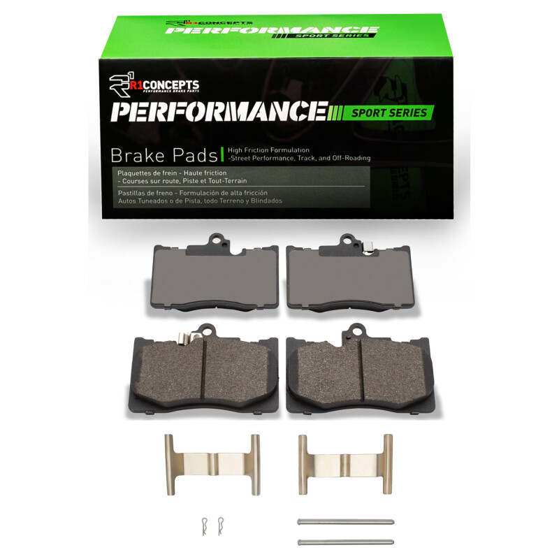 R1 06-25 Lexus IS300 Front Performance Sport Pads & Hardware Kit - 2115-1118-01