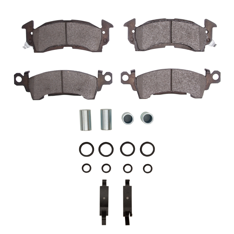 R1 67-73 Buick Riviera Front Super Duty Pads & Hardware Kit - 2214-0052-02