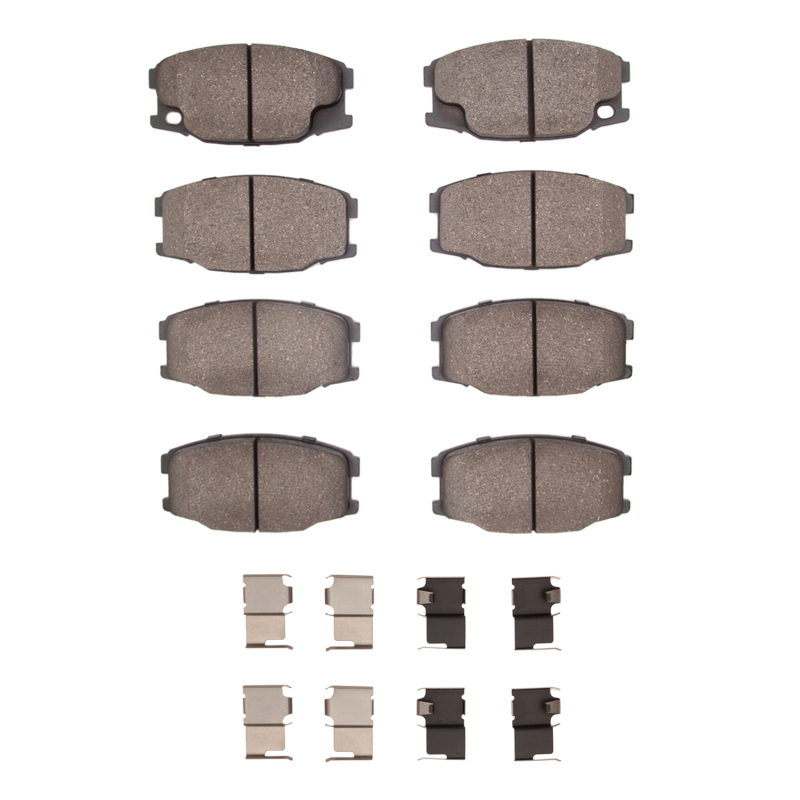 R1 1995-2004 Mitsubishi Fuso FE Front/Rear R1 Super Duty Pads & Hardware Kit - 2214-0734-01