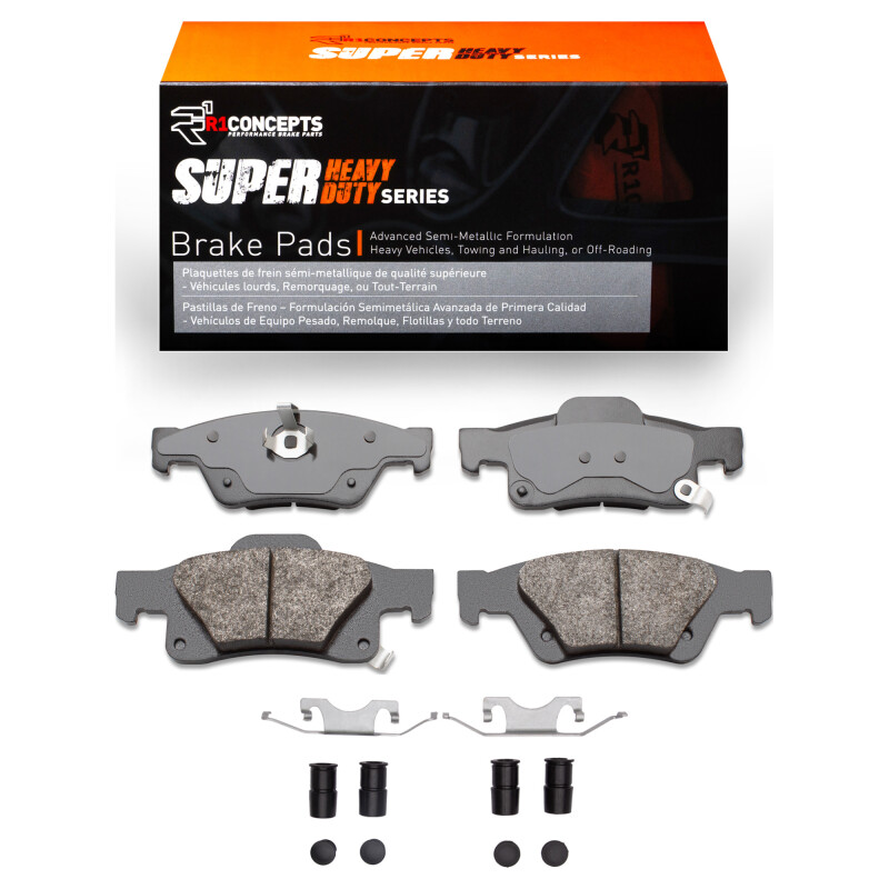R1 2011-2025 Dodge Durango Rear R1 Super Duty Pads & Hardware Kit - 2214-1498-01