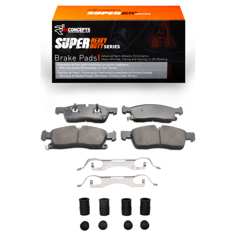 R1 2011-2022 Dodge Durango Front R1 Super Duty Pads & Hardware Kit - 2214-1904-11