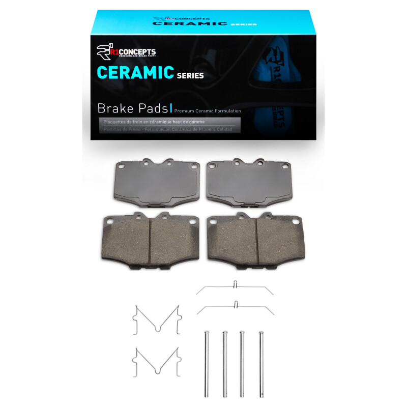 R1 1976-1989 Toyota 4Runner Front R1 Ceramic Pads & Hardware Kit - 2310-0137-01