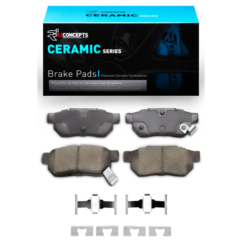 R1 1988-2001 Acura Integra Rear R1 Ceramic Pads & Hardware Kit - 2310-0374-01