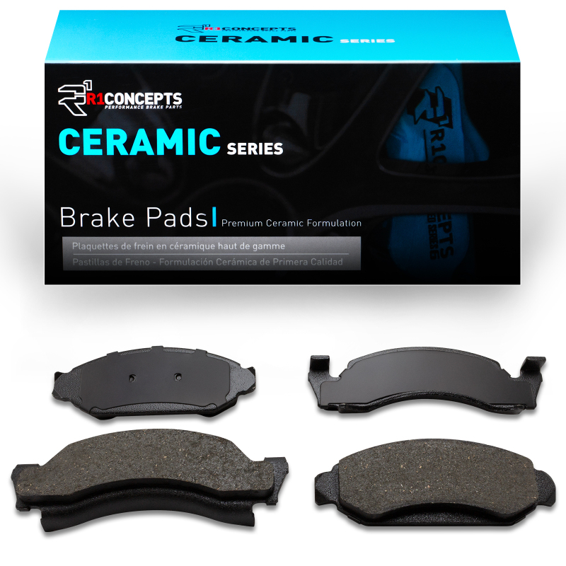R1 86-93 Ford E-150 Econoline Front R1 Ceramic Brake Pads - 2310-0375-00