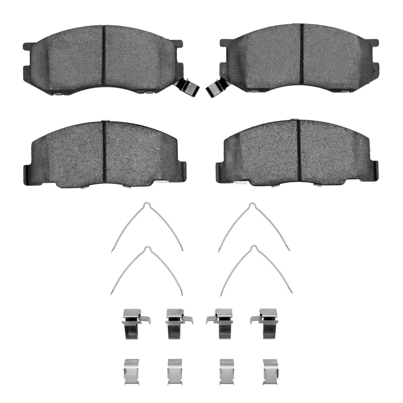 R1 91-97 Toyota Previa Front Ceramic Pads & Hardware Kit - 2310-0527-01