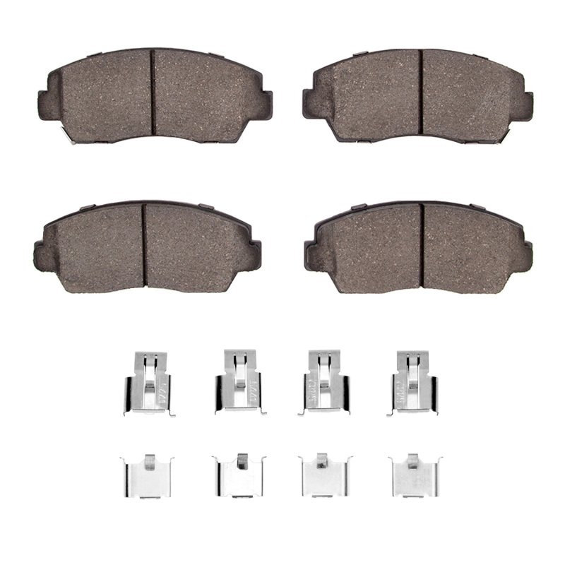 R1 86-93 Mazda B2600 Front Ceramic Pads & Hardware Kit - 2310-0574-01