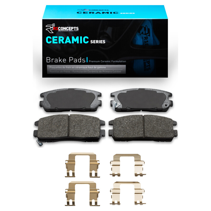 R1 92-04 Acura SLX Rear Ceramic Brake Pads & Hardware Kit - 2310-0580-01