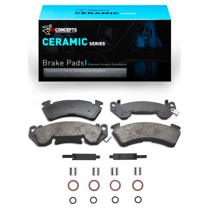 R1 90-96 Buick Roadmaster Front Ceramic Pads & Hardware Kit - 2310-0614-01