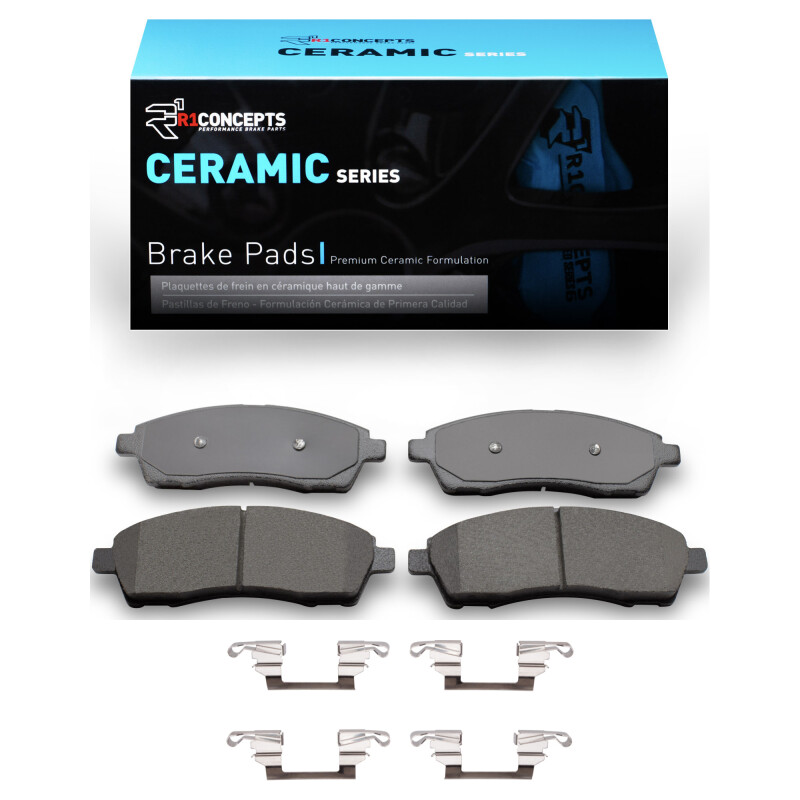 R1 1999-2005 Ford Excursion Rear R1 Ceramic Pads & Hardware Kit - 2310-0757-01