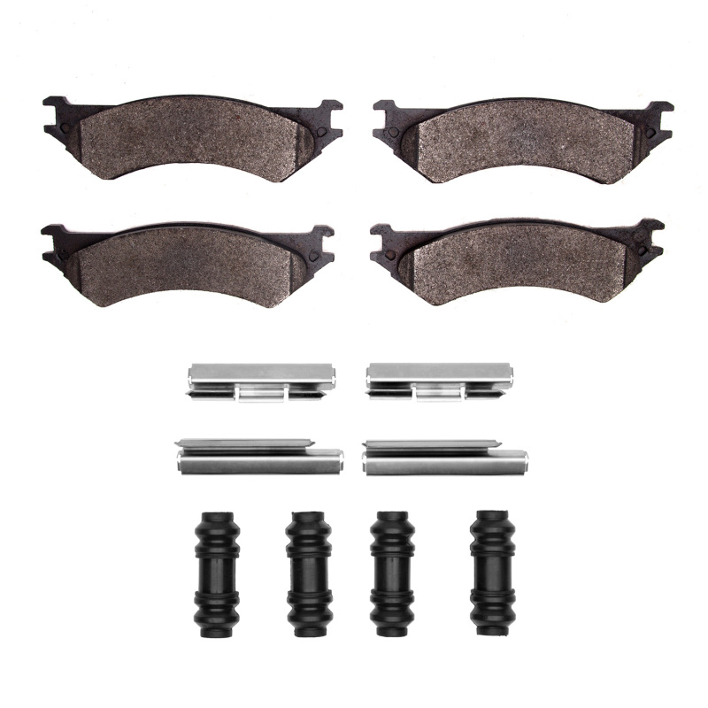 R1 99-07 Ford E-350 Econoline Rear Ceramic Pads & Hardware Kit - 2310-0802-01