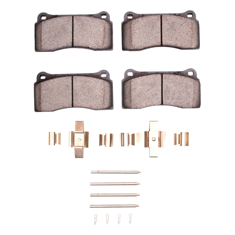 R1 2000-2006 Jaguar XKR Front R1 Ceramic Pads & Hardware Kit - 2310-0810-01