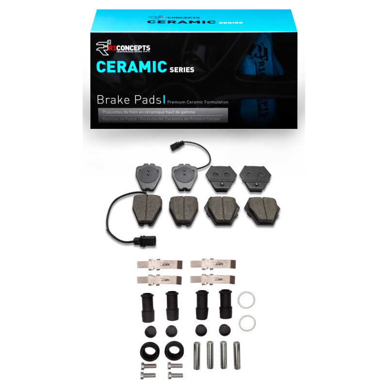 R1 1999-2005 Audi S6 Front R1 Ceramic Pads & Hardware Kit - 2310-0839-01