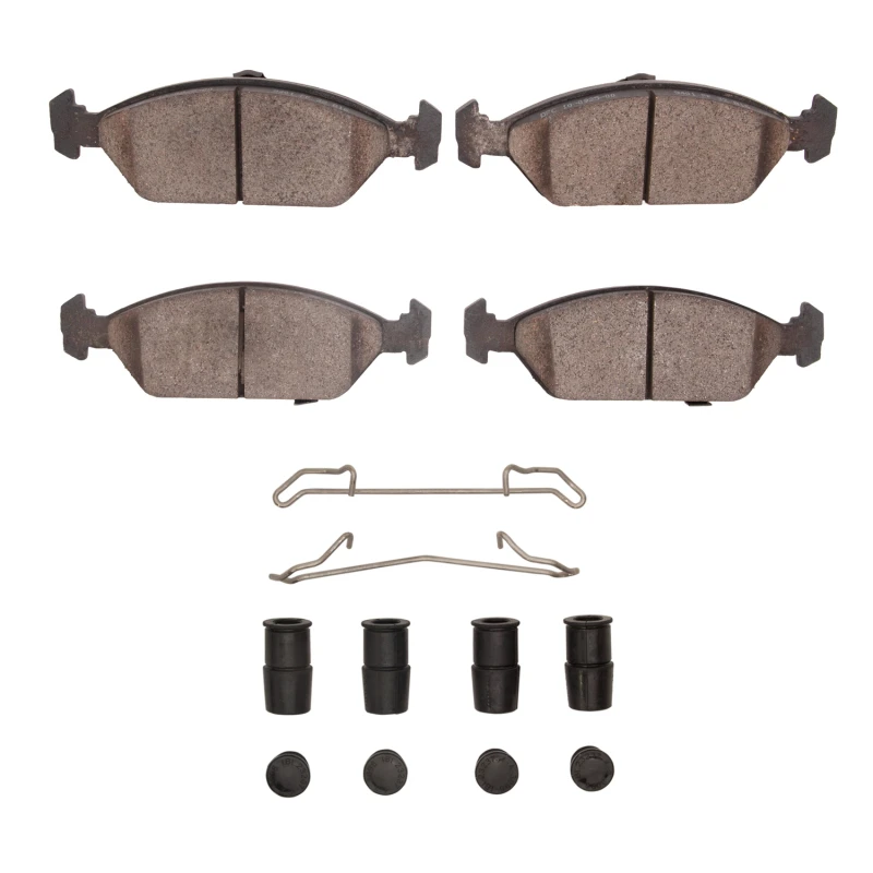 R1 94-00 Kia Sephia Front Ceramic Pads & Hardware Kit - 2310-0925-01