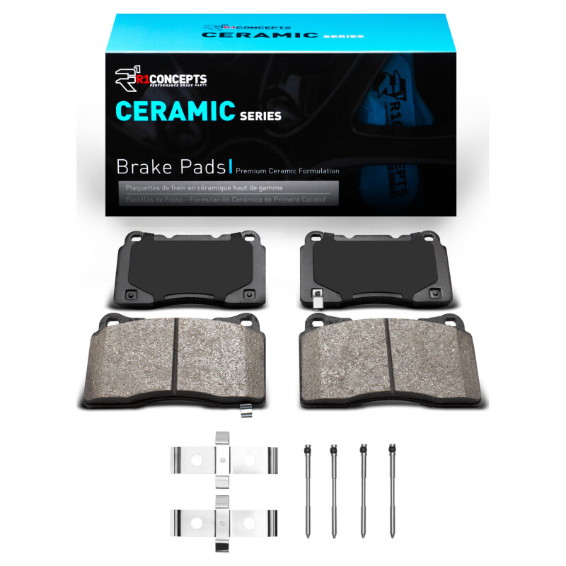 R1 05-06 Ford GT Front Ceramic Pads & Hardware Kit - 2310-1001-02