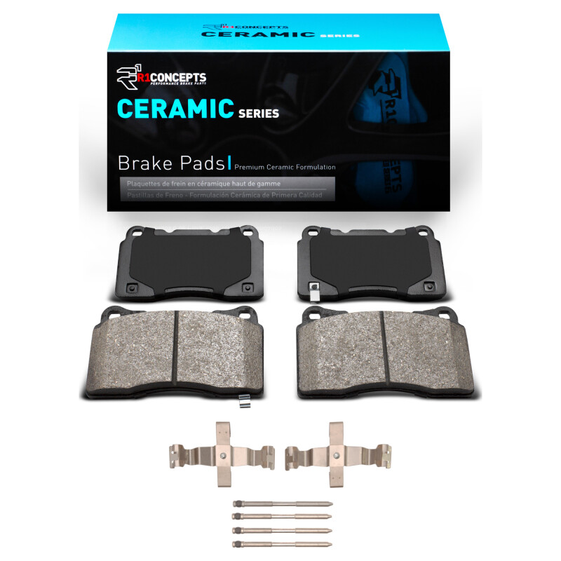 R1 17-25 Acura Integra Front Ceramic Brake Pads & Hardware Kit - 2310-1001-06