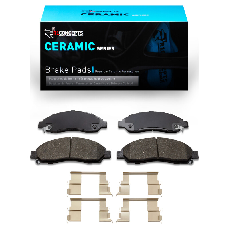 R1 04-08 Chevrolet Colorado Front Ceramic Brake Pads & Hardware Kit - 2310-1039-01