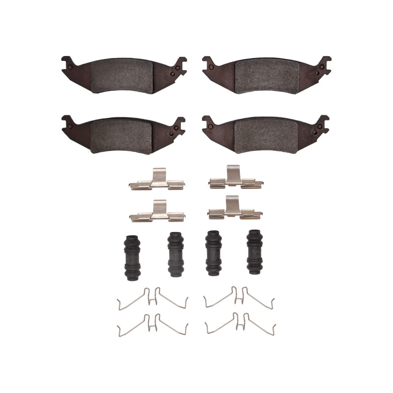 R1 04-06 Ford E-150 Club Wagon Rear Ceramic Pads & Hardware Kit - 2310-1046-01