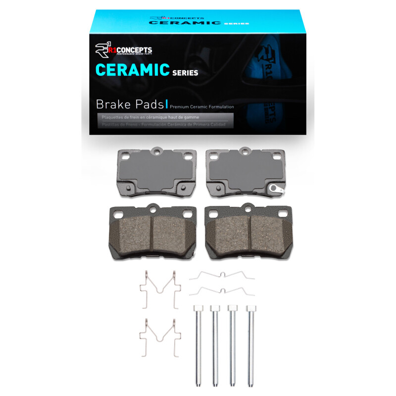 R1 2006-2013 Lexus IS250 Rear R1 Ceramic Pads & Hardware Kit - 2310-1113-02