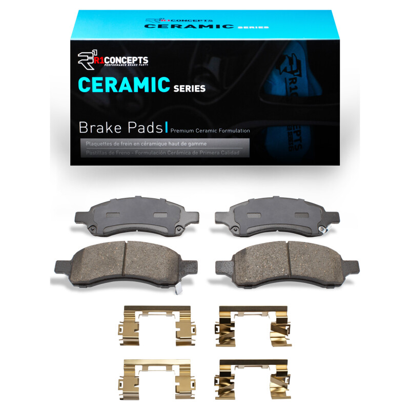 R1 2007-2017 Buick Enclave Front R1 Ceramic Pads & Hardware Kit - 2310-1169-11