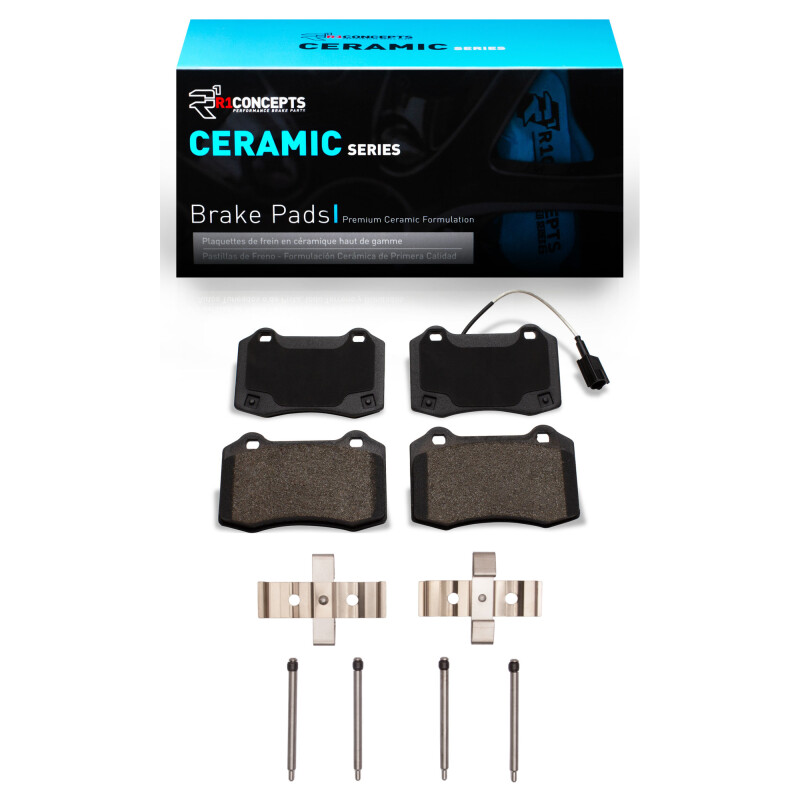 R1 14-22 Maserati Ghibli Rear Ceramic Pads & Hardware Kit - 2310-1270-01