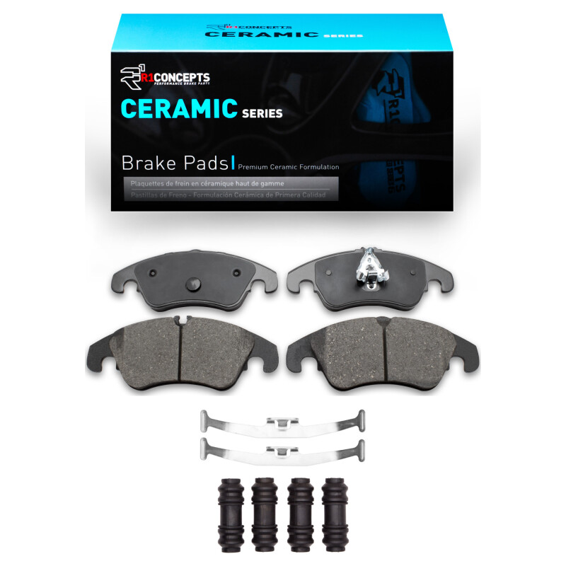 R1 2009-2017 Audi Q5 (Mexico) Front R1 Ceramic Pads & Hardware Kit - 2310-1322-11