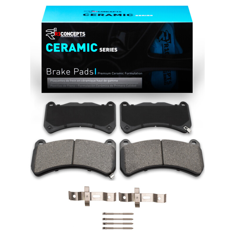 R1 2008-2025 Lexus IS F Front R1 Ceramic Pads & Hardware Kit - 2310-1365-01