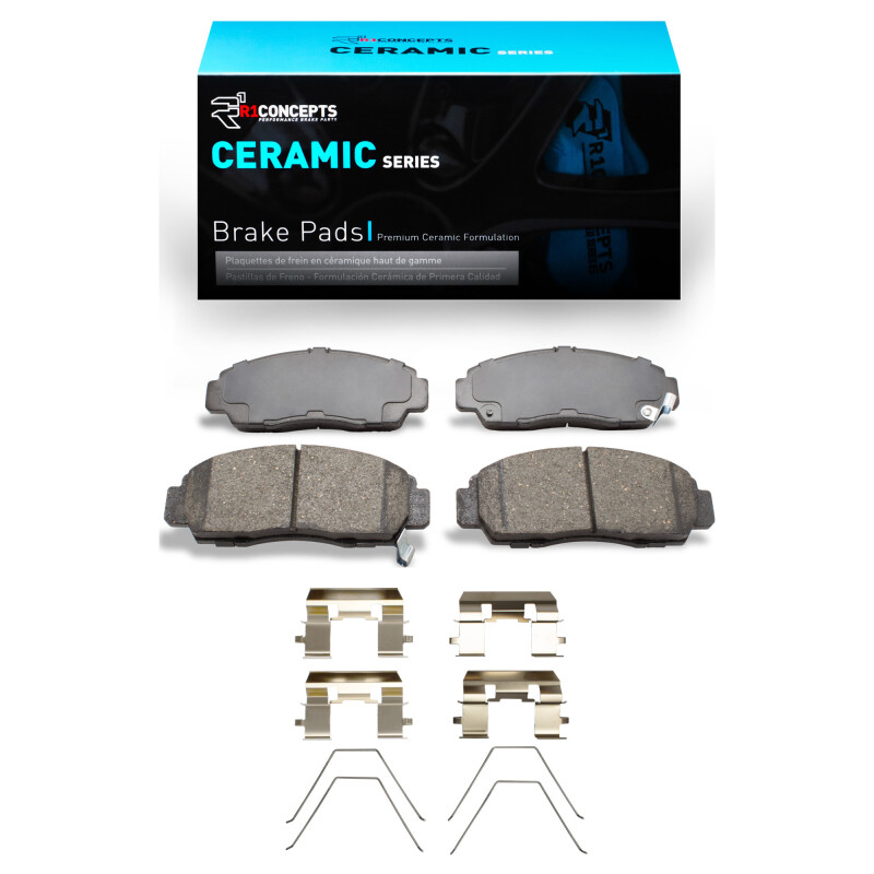 R1 1999-2014 Acura TL Front R1 Ceramic Pads & Hardware Kit - 2310-1506-01