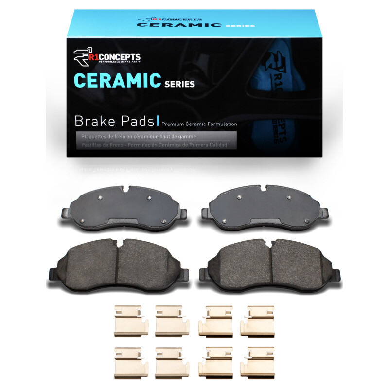 R1 15-25 Ford Transit-250 Front Ceramic Pads & Hardware Kit - 2310-1774-01