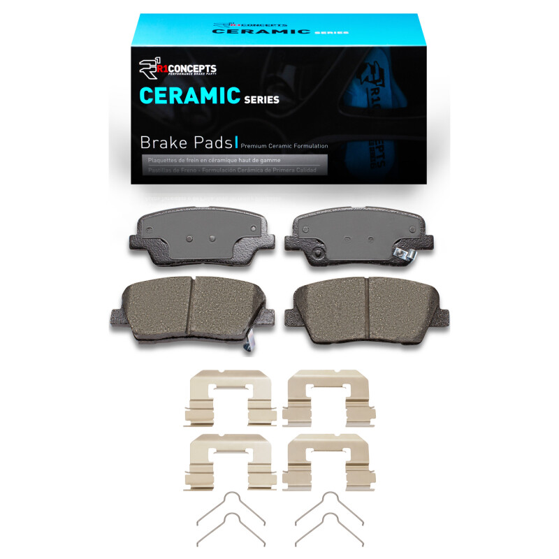 R1 18-23 Genesis G70 Rear Ceramic Pads & Hardware Kit - 2310-1816-05