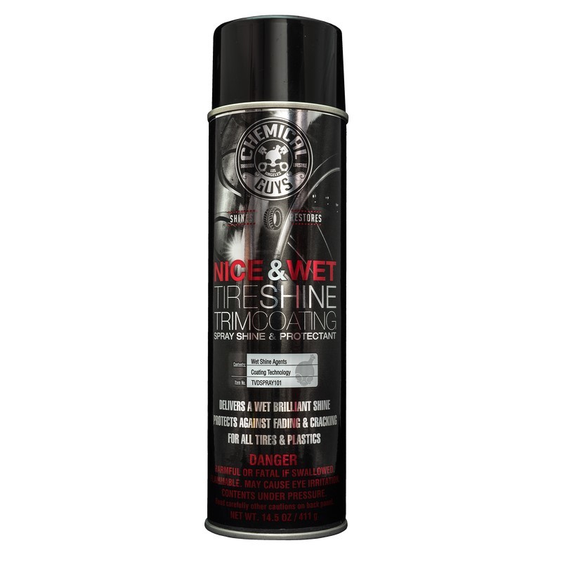 Chemical Guys Nice & Wet Tire Shine Protective Coating for Rubber/Plastic - TVDSPRAY101