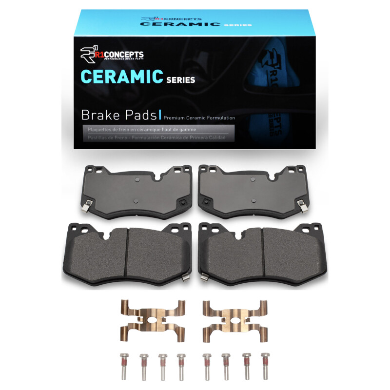 R1 20-25 Cadillac CT4 Front Ceramic Pads & Hardware Kit - 2310-2312-02