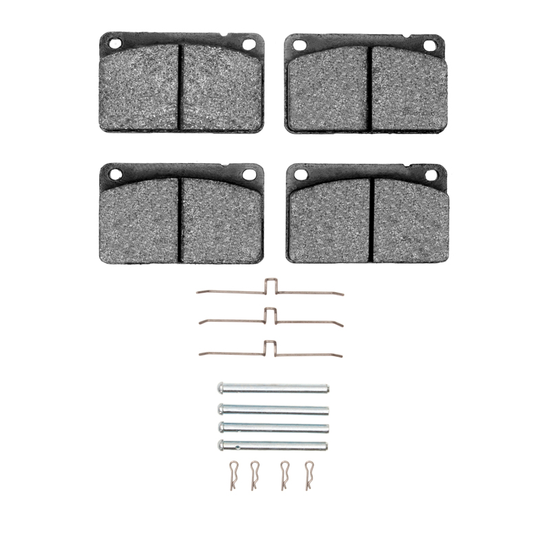 R1 67-87 Volvo GLE Front Semi Met Pads & Hardware Kit - 2311-0043-03