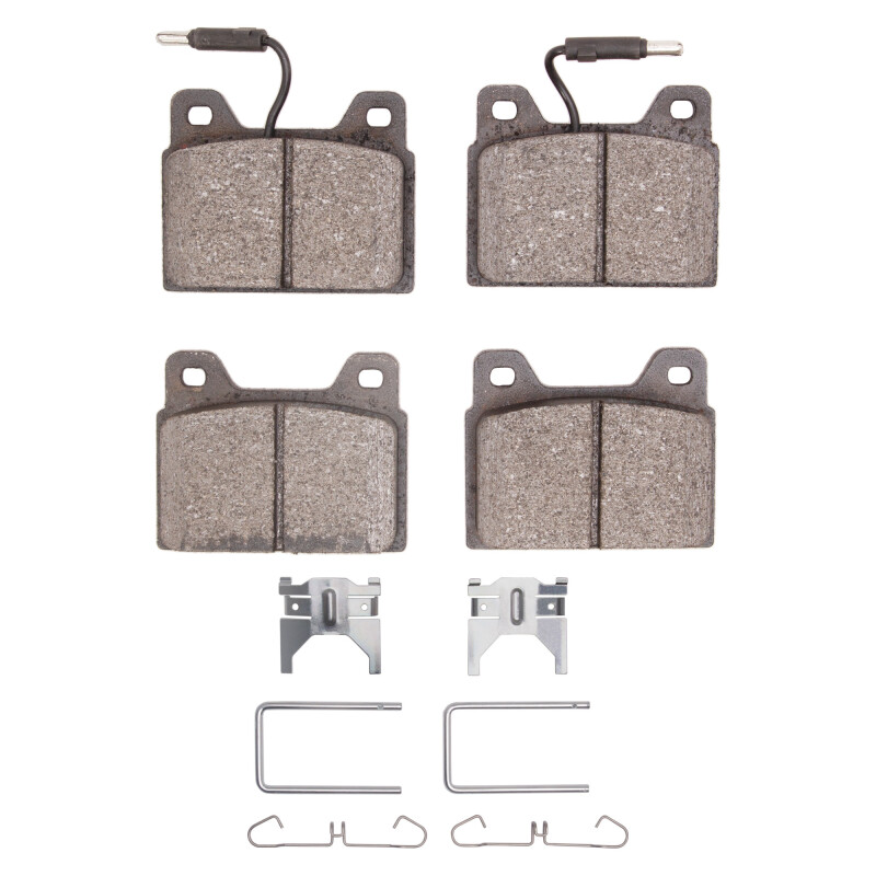 R1 80-89 Peugeot 604 Rear Semi Met Pads & Hardware Kit - 2311-0157-01