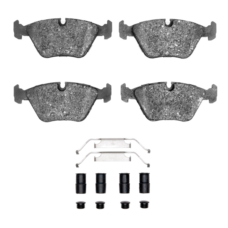 R1 87-05 BMW 740I Front Semi Met Pads & Hardware Kit - 2311-0394-01
