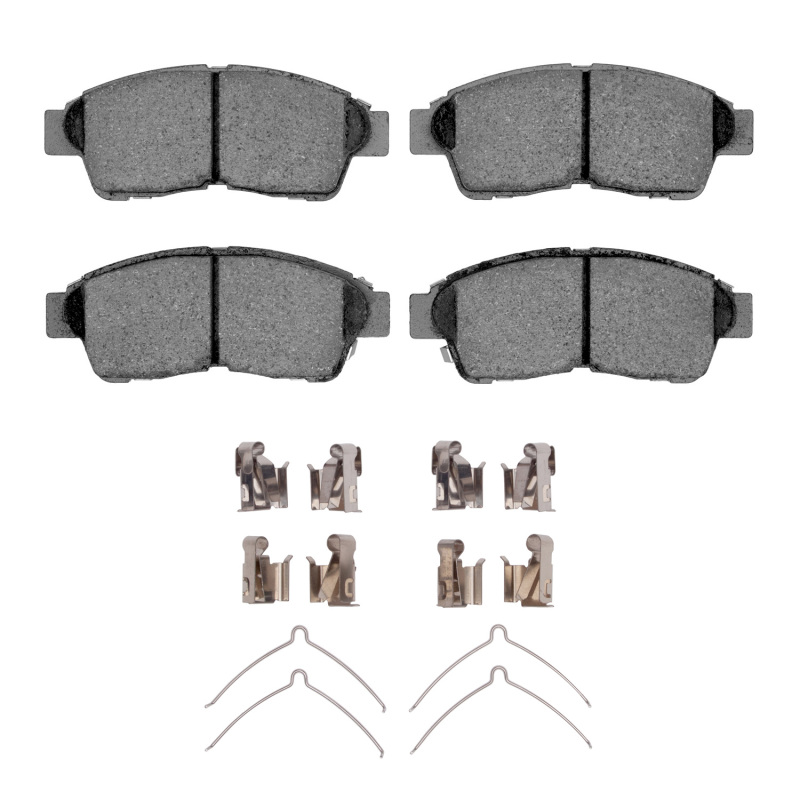 R1 1992-2003 Geo Prizm Front R1 Semi Met Pads & Hardware Kit - 2311-0562-02
