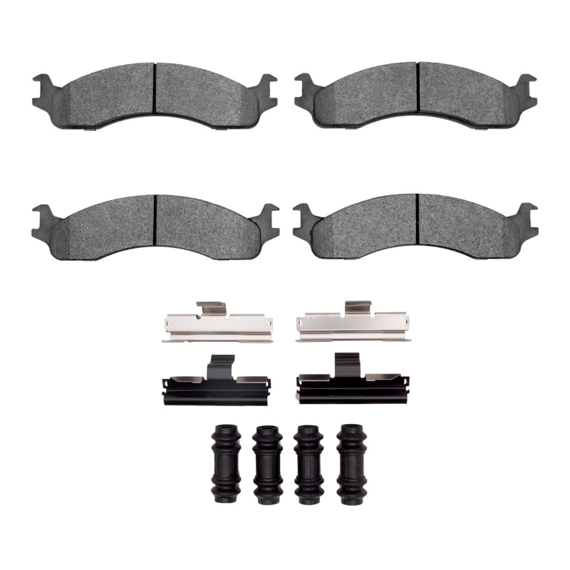 R1 95-07 Ford E-350 Econoline Front Semi Met Pads & Hardware Kit - 2311-0655-01