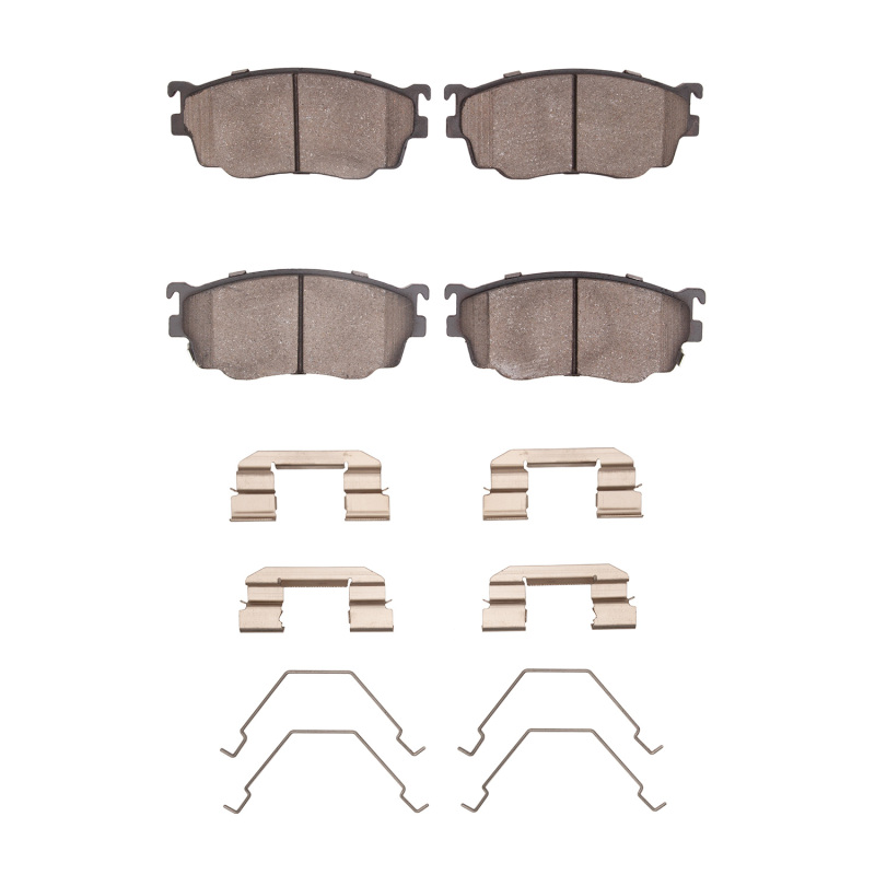 R1 98-03 Mazda Protege Front Semi Met Pads & Hardware Kit - 2311-0755-01