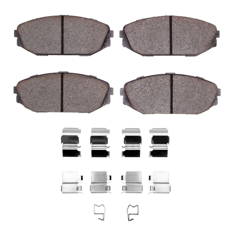 R1 99-04 Acura MDX Front Semi Met Pads & Hardware Kit - 2311-0793-01